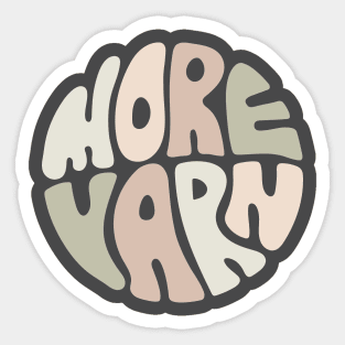 More Yarn Sticker